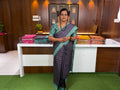 Tupion Kanchipuram Checked Saree